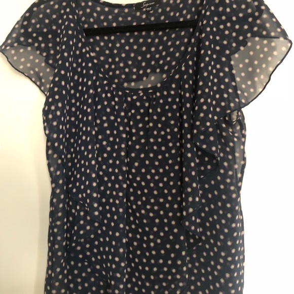 Sheer Ruffle Blouse - Picture 4 of 4